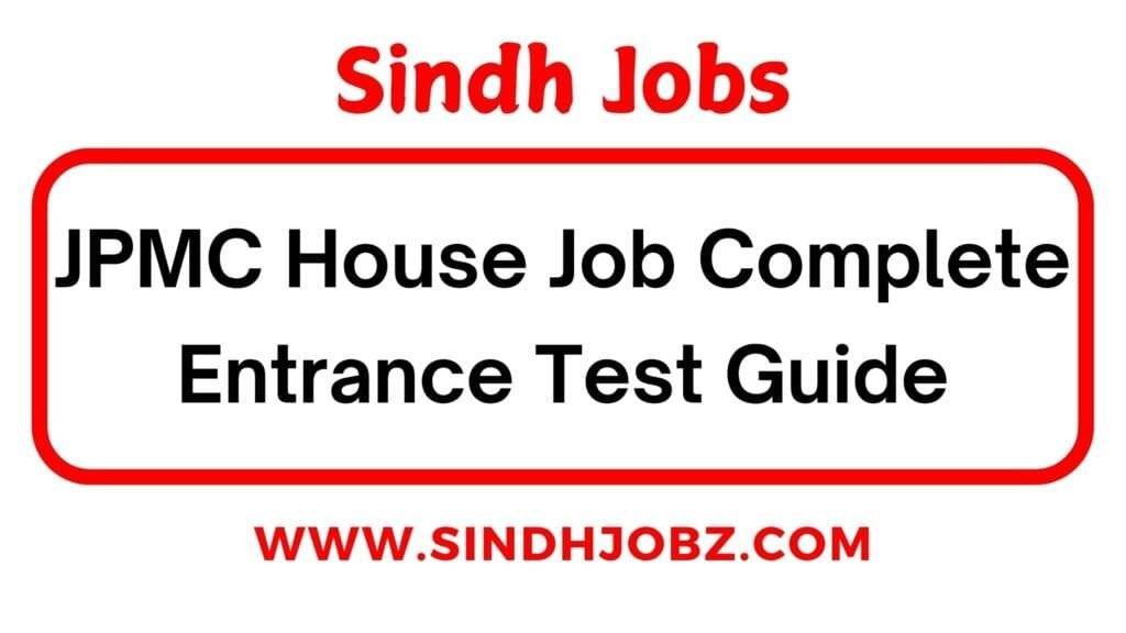 JPMC House Job Complete Entrance Test Guide 3 JPMC House Job Complete Entrance Test Guide