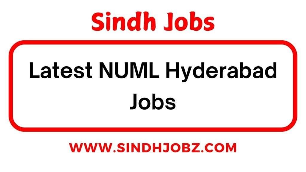 Latest NUML Hyderabad Jobs 3 Latest NUML Hyderabad Jobs