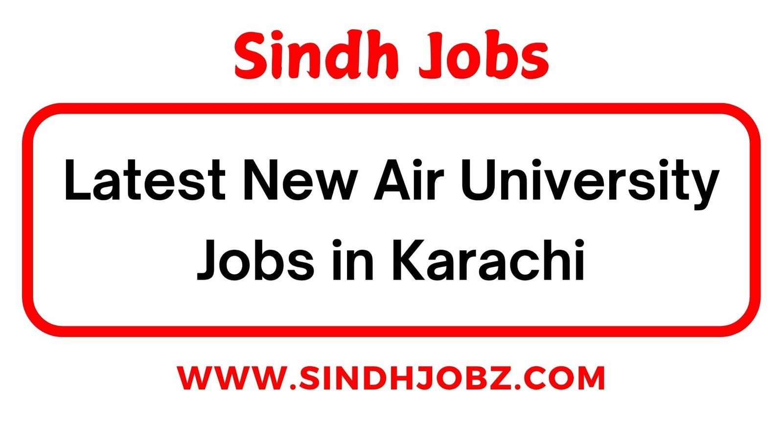 Latest New Air University Jobs in Karachi
