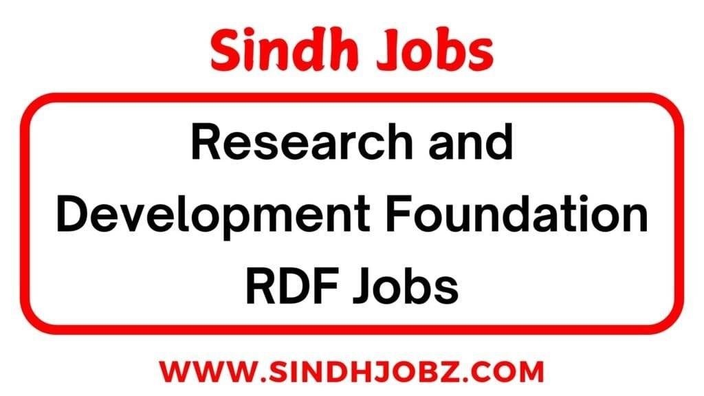Research and Development Foundation RDF Jobs 3 Research and Development Foundation RDF Jobs