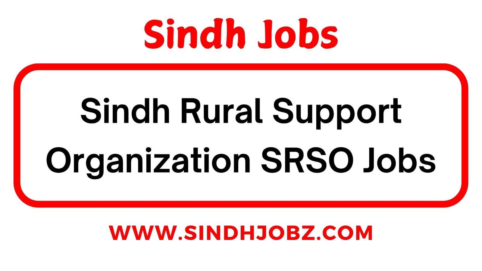 Sindh Rural Support Organization SRSO NGO Jobs