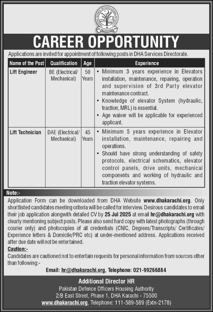 DHA Jobs