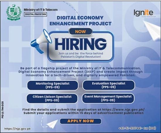 Ministry of IT Ignite Jobs