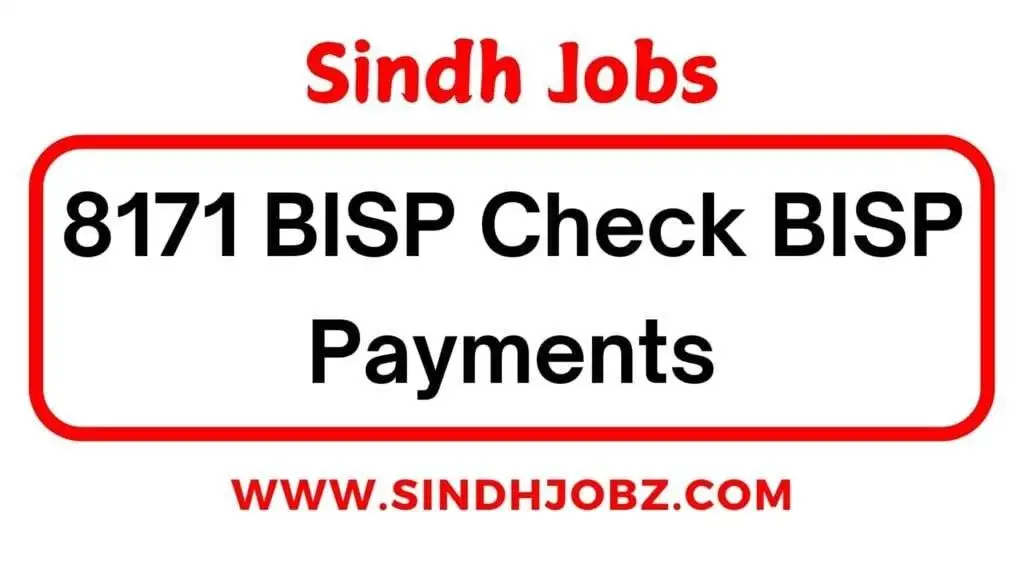 8171 BISP Check BISP Payments
