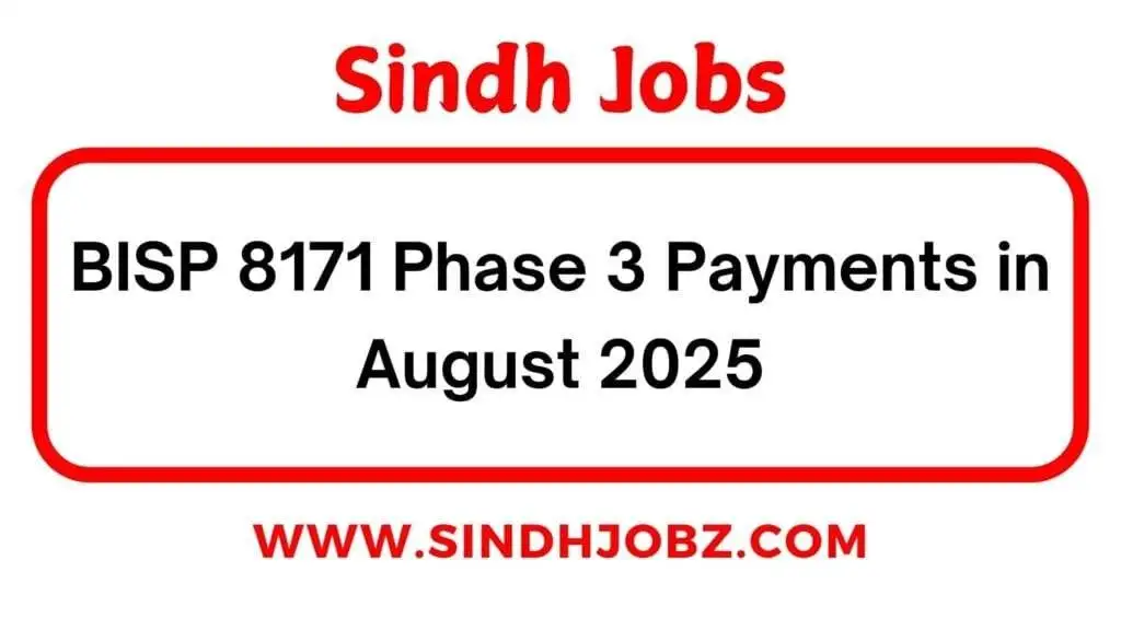 BISP 8171 Phase 3 Payments in August 2025 2 BISP 8171 Phase 3 Payments in August 2025
