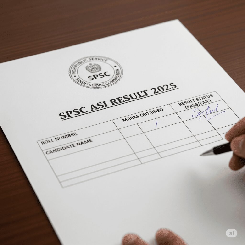SPSC ASI Result 2025 1 SPSC ASI Result 2025