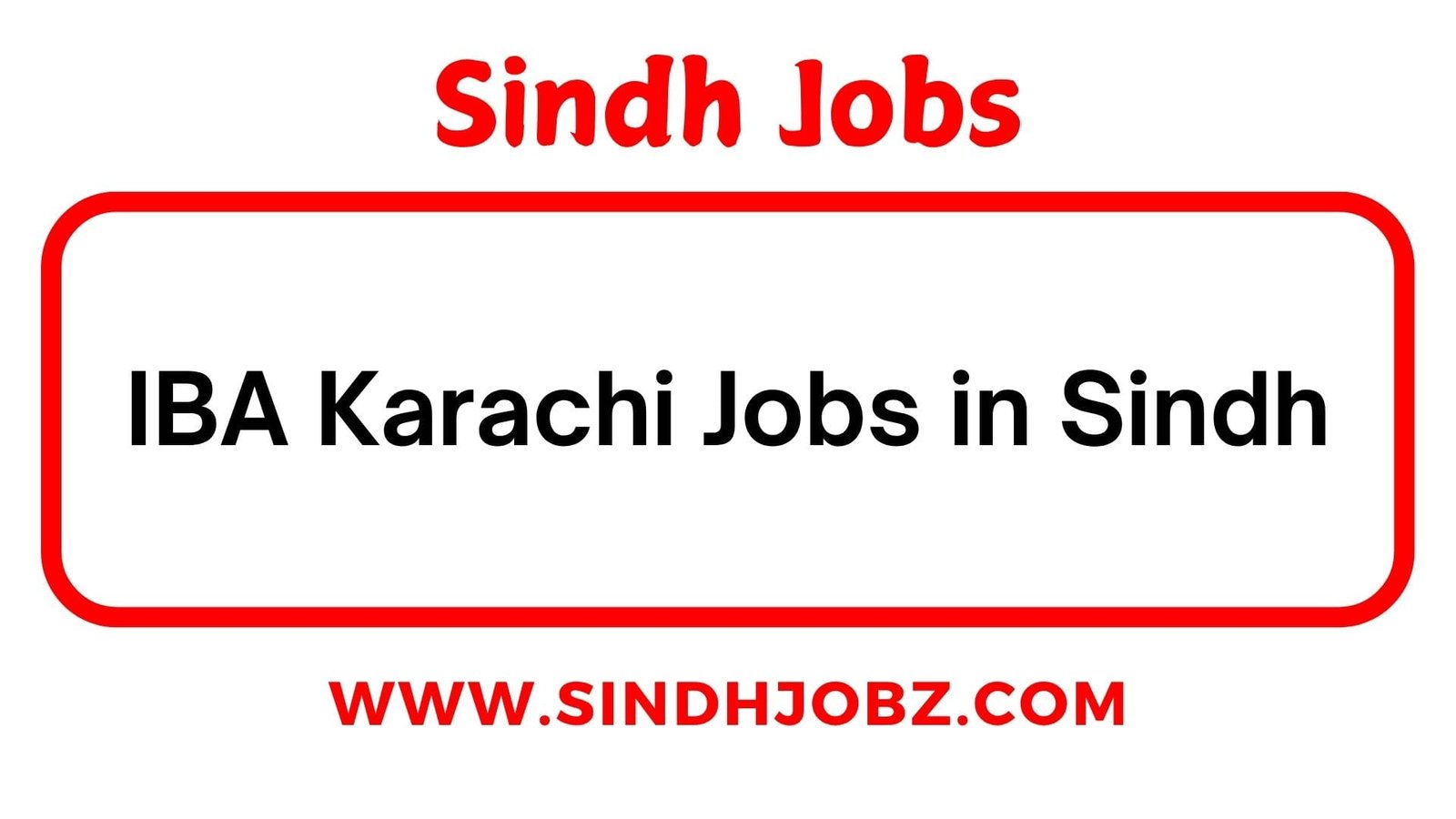 IBA Karachi Jobs in Sindh
