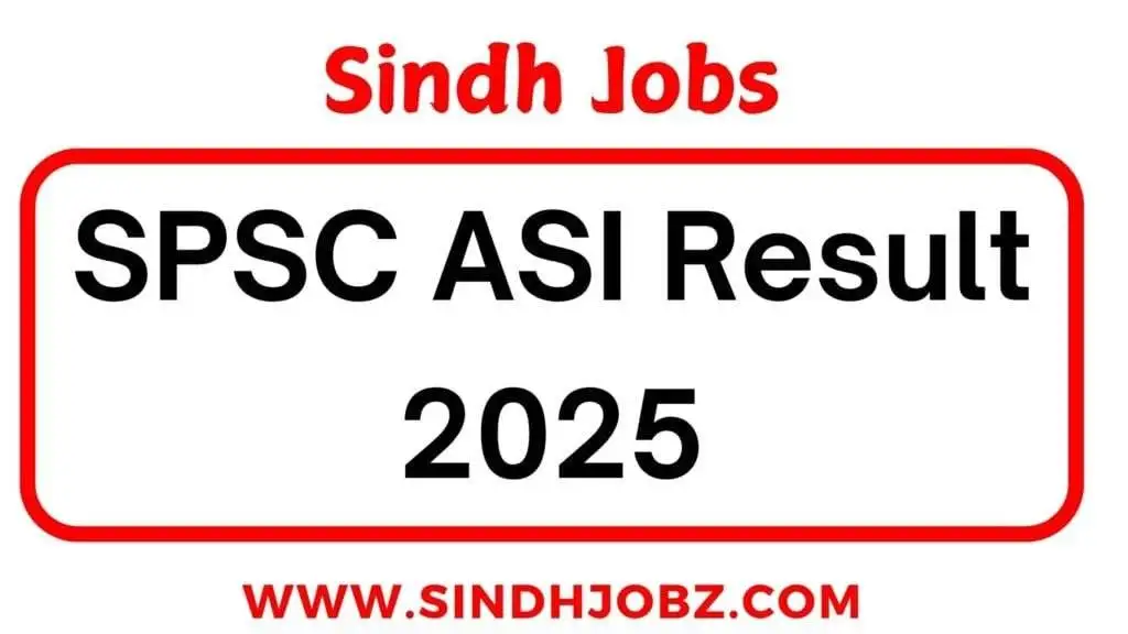 SPSC ASI Result 2025