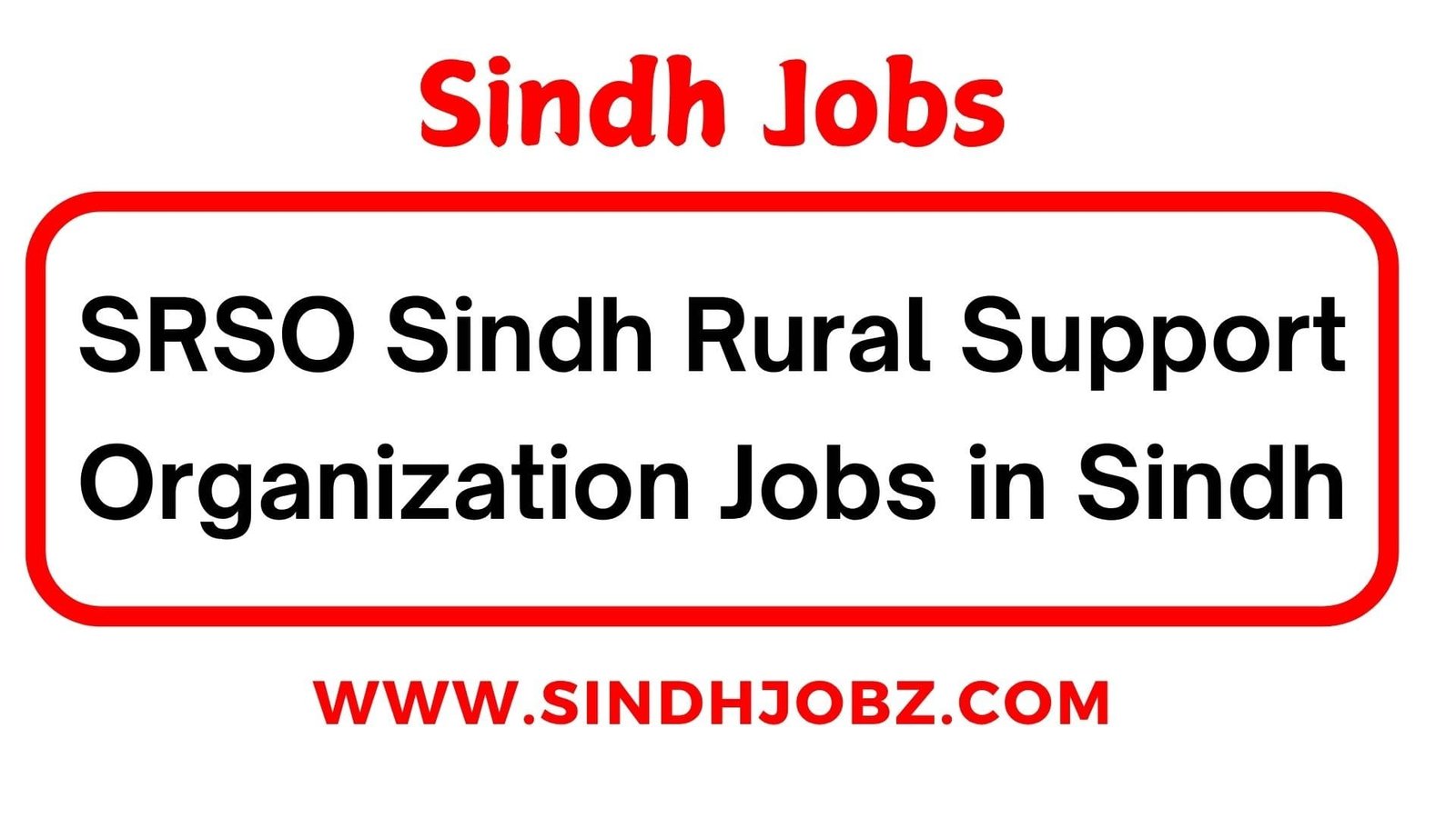 SRSO Sindh Rural Support Organization Jobs in Sindh