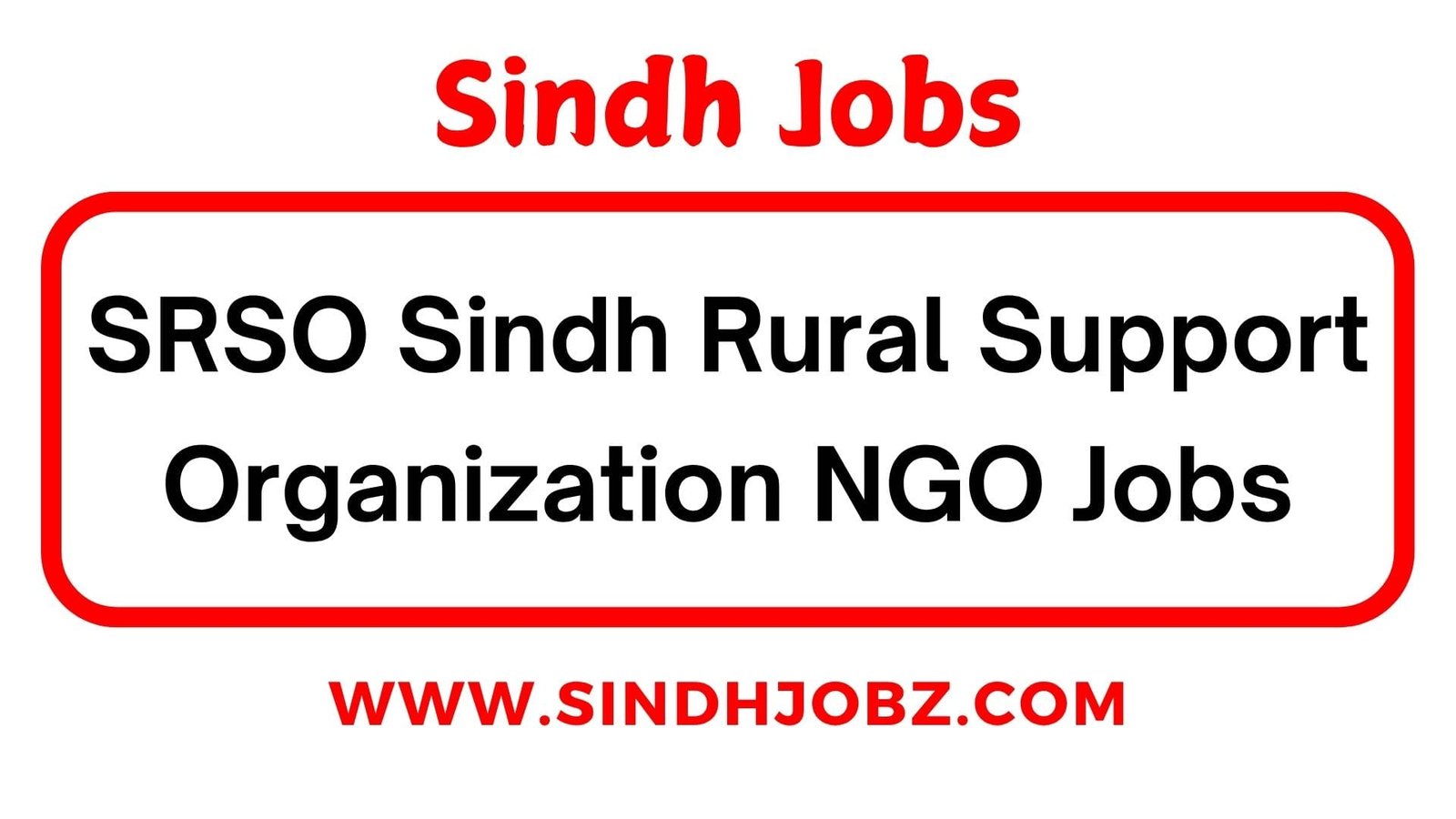 SRSO Sindh Rural Support Organization NGO Jobs