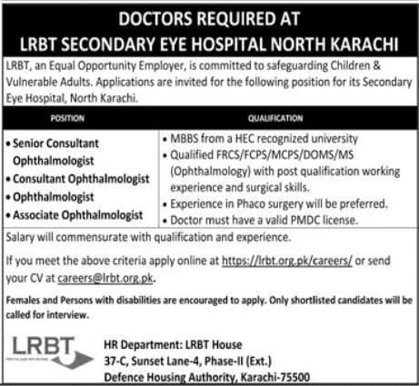 Hospital Jobs in Karachi