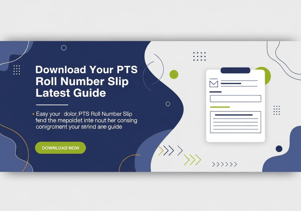 Download Your PTS Roll Number Slip Latest Guide
