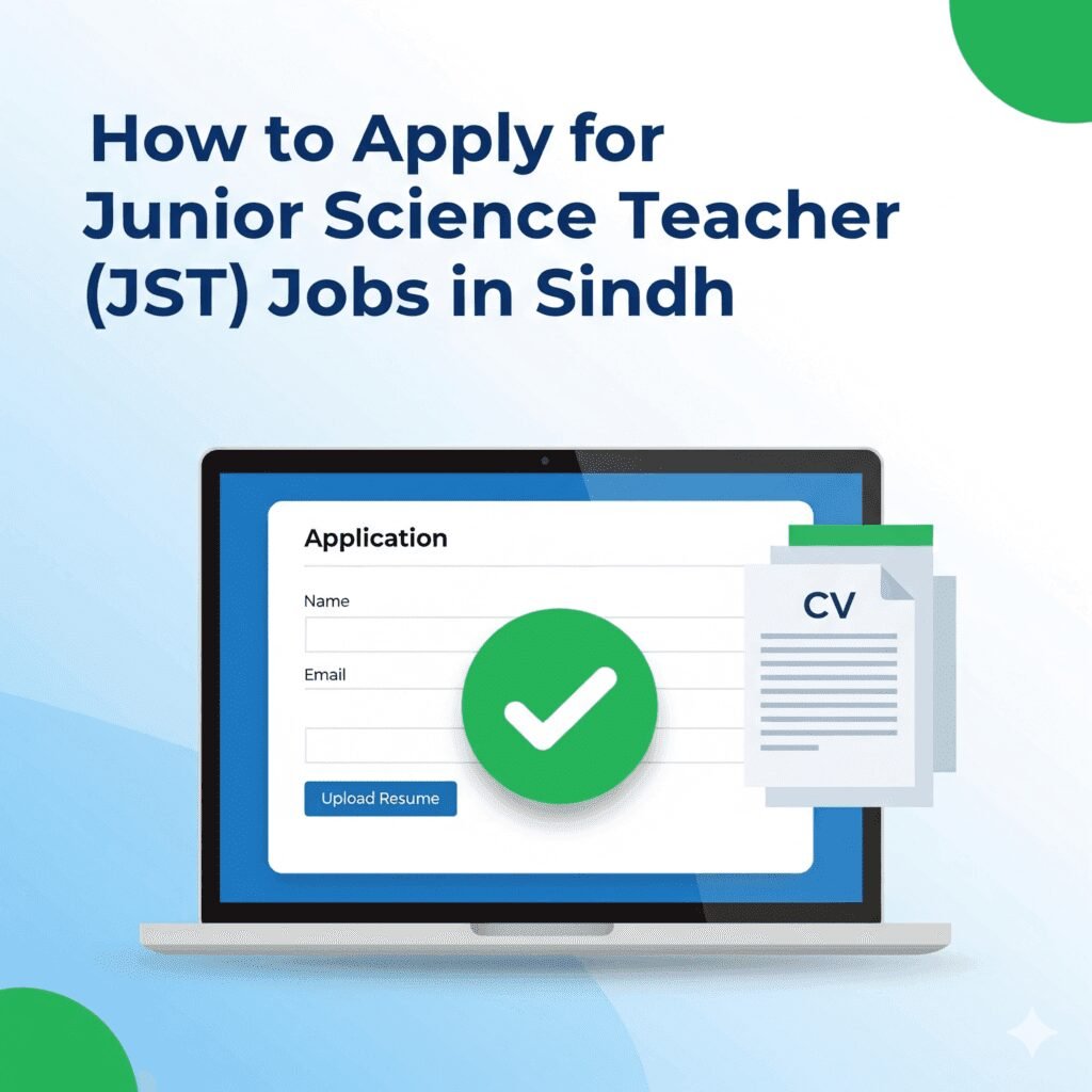 How to Apply for Junior Science Teacher (JST) Jobs in Sindh 1 How to Apply for Junior Science Teacher (JST) Jobs in Sindh