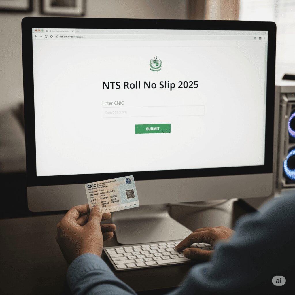 How to Get Your NTS Roll No Slip 2025 Using CNIC 1 How to Get Your NTS Roll No Slip 2025 Using CNIC