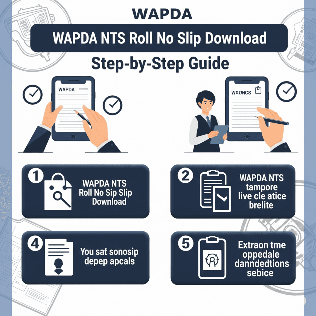 WAPDA NTS Roll No Slip Download Step-by-Step Guide