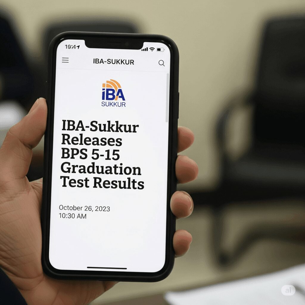 IBA-Sukkur Releases BPS 5-15 Graduation Test Results 1 IBA-Sukkur Releases BPS 5-15 Graduation Test Results