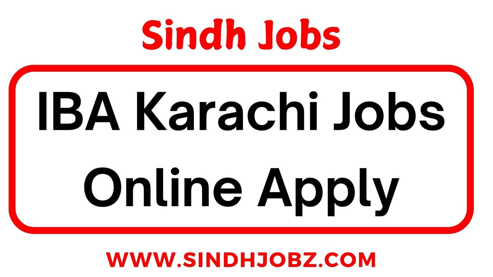 IBA Karachi Jobs Online Apply