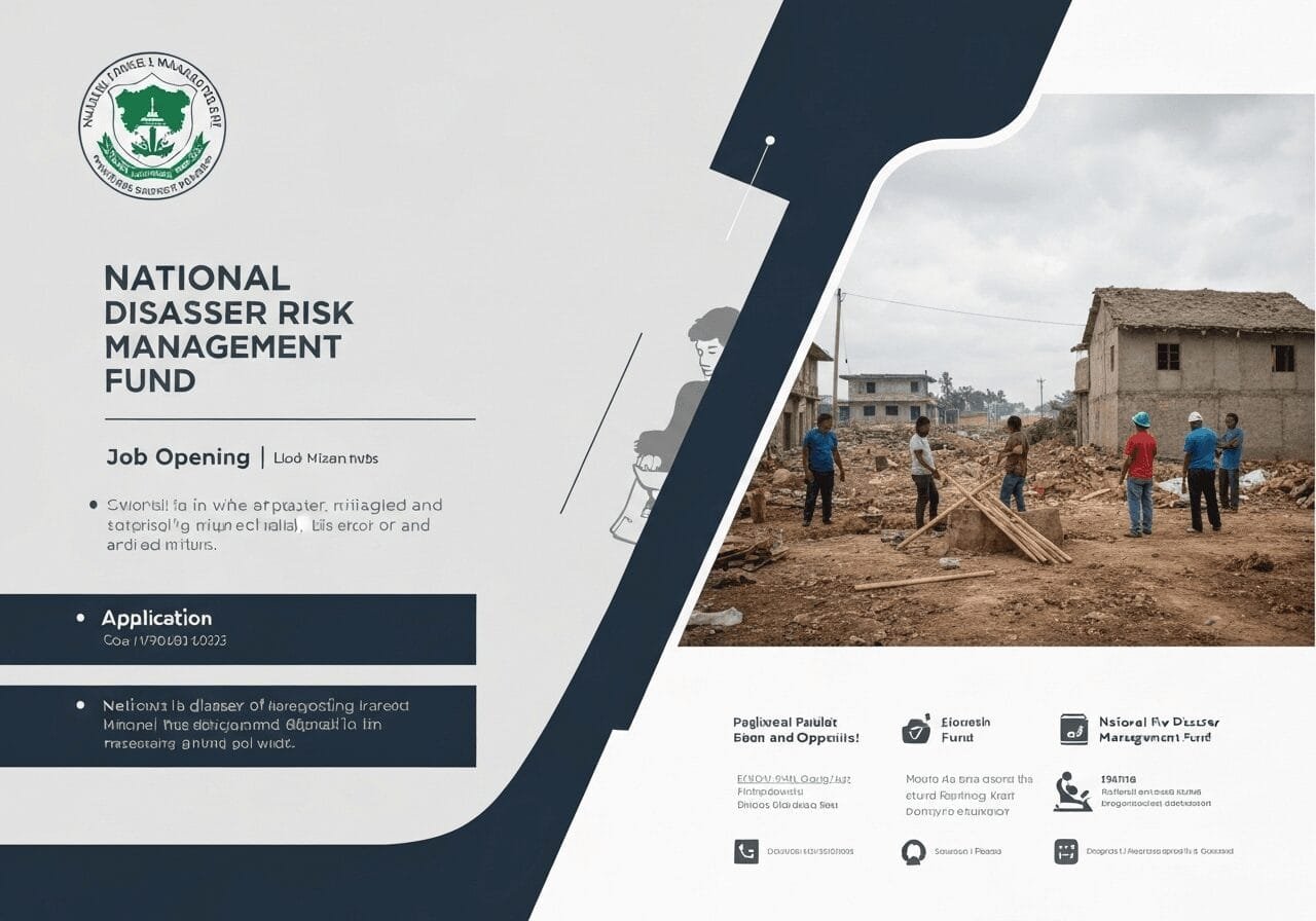 National Disaster Risk Management Fund Jobs