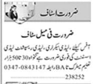 Private Company Karachi Executive & Staff Posts 2025