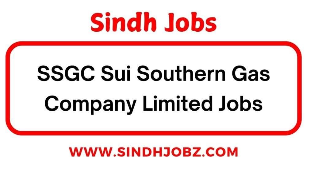 SSGC Sui Southern Gas Company Limited Jobs