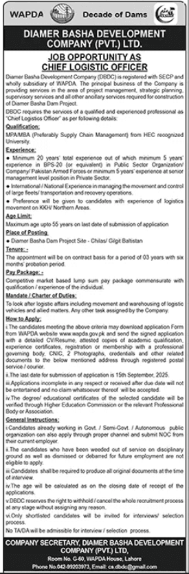 Water and Power Development Authority WAPDA Jobs