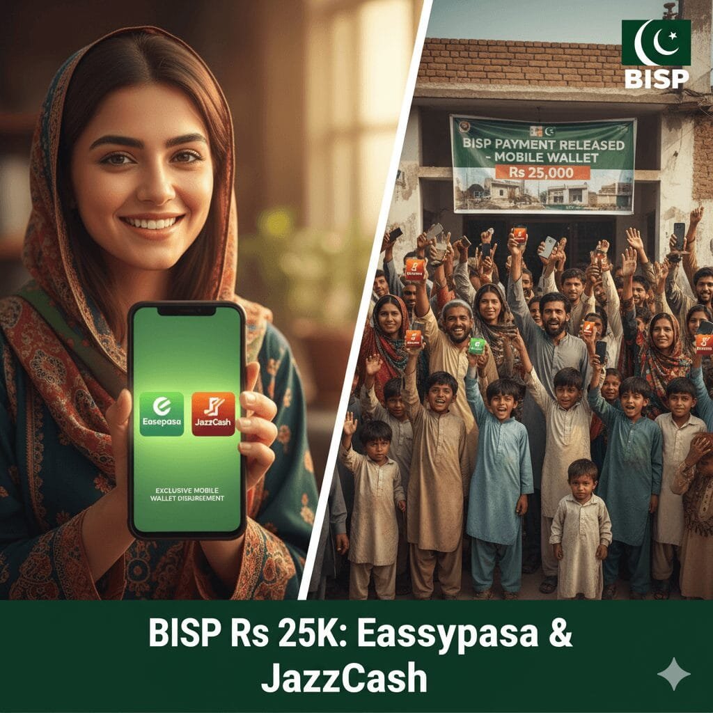 BISP Rs 25K: Exclusive Easypaisa & JazzCash