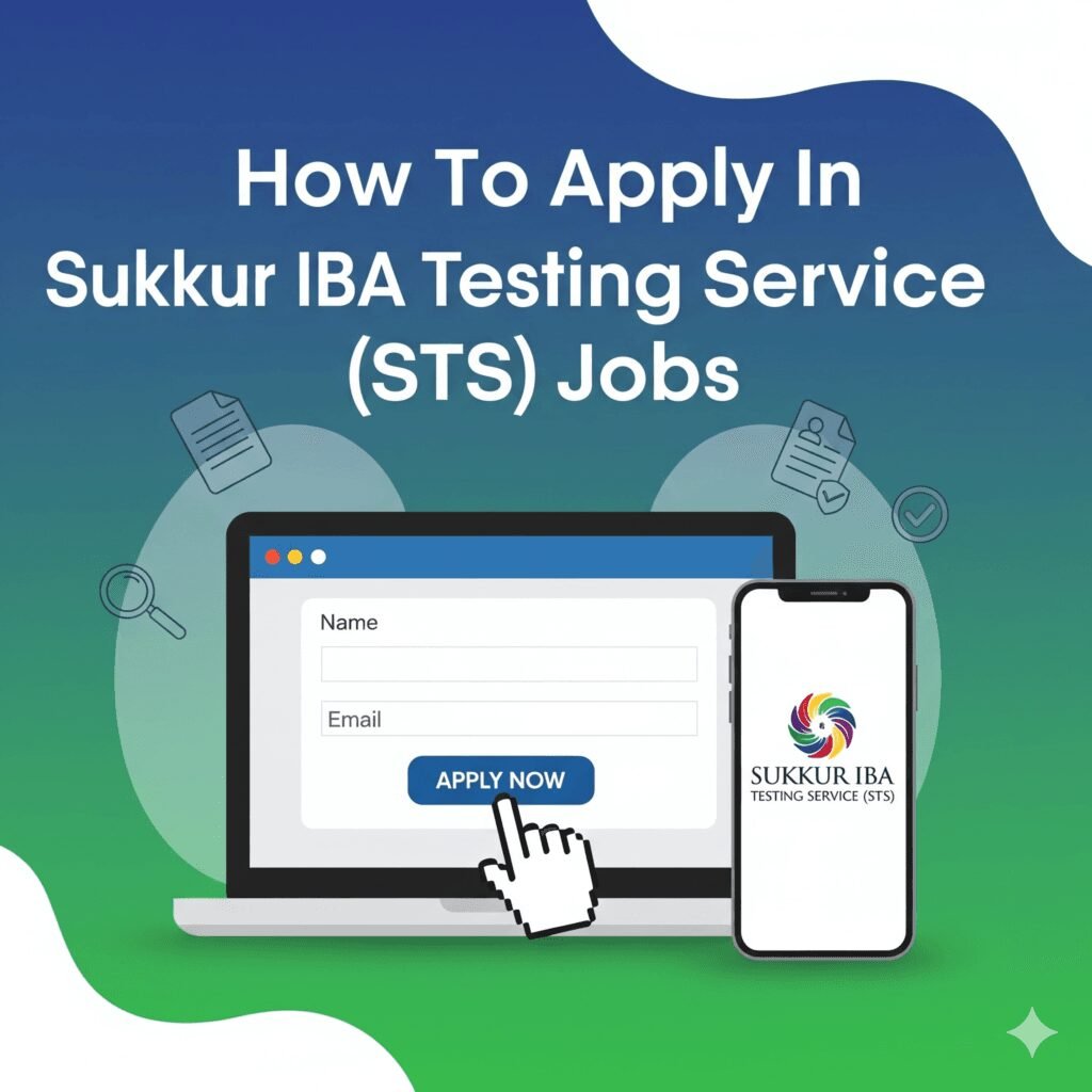 How To Apply In Sukkur IBA Testing Service STS Jobs 1 How To Apply In Sukkur IBA Testing Service STS Jobs
