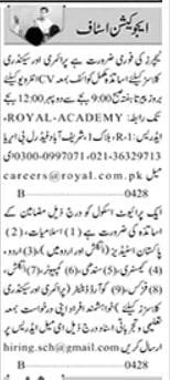Latest Private School Teaching Jobs Karachi 2025
