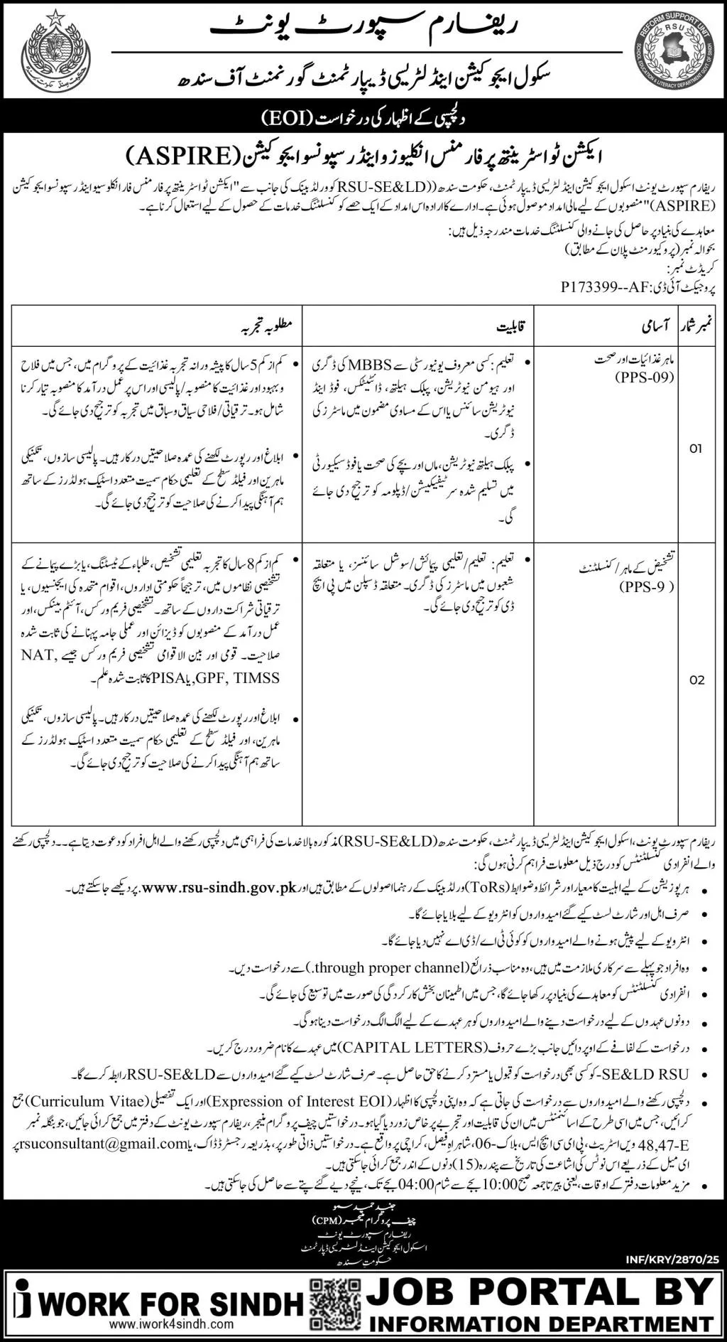 School Education and Literacy Department Jobs 2025