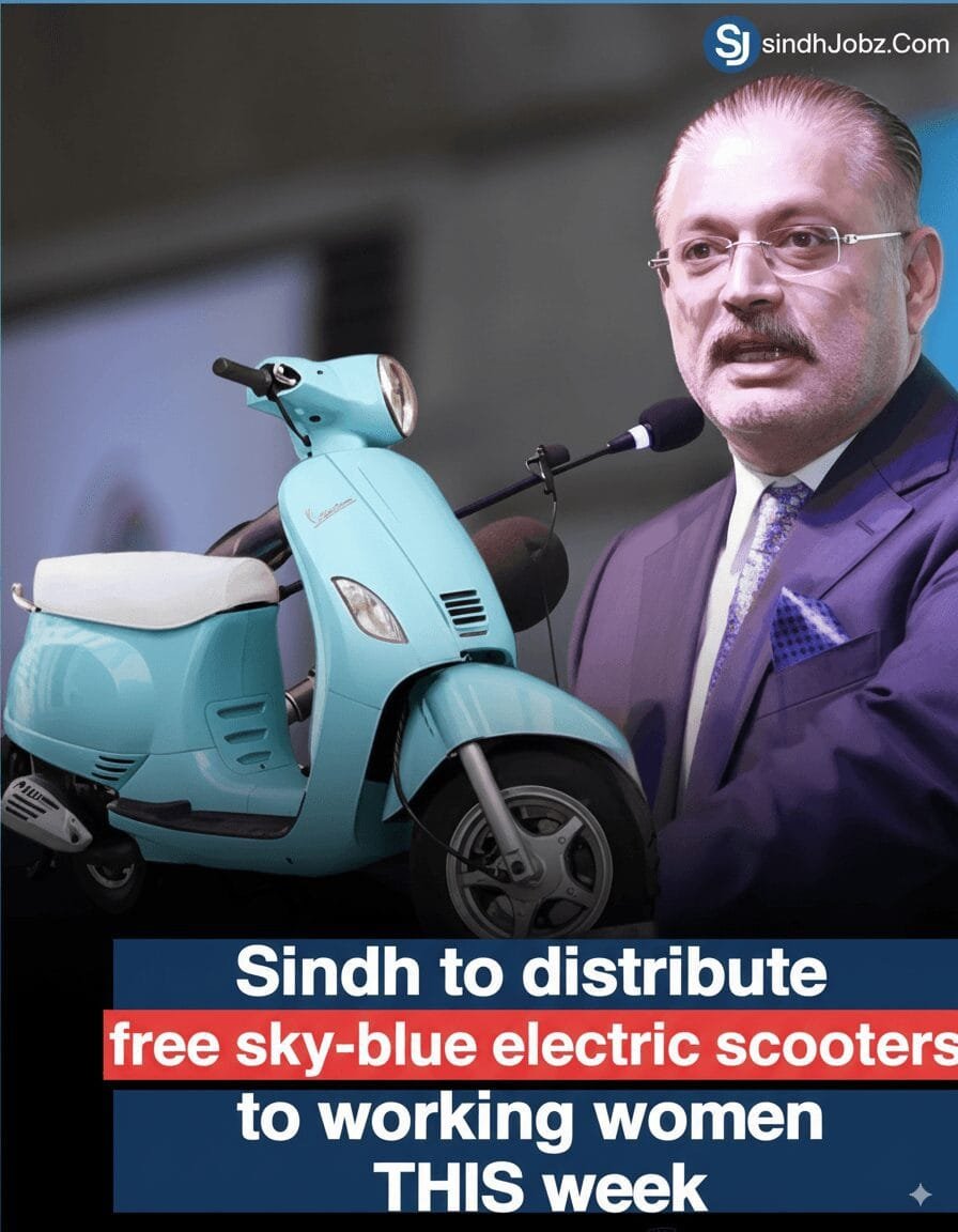 Sindh to Distribute Free Pink Scooters In This Week
