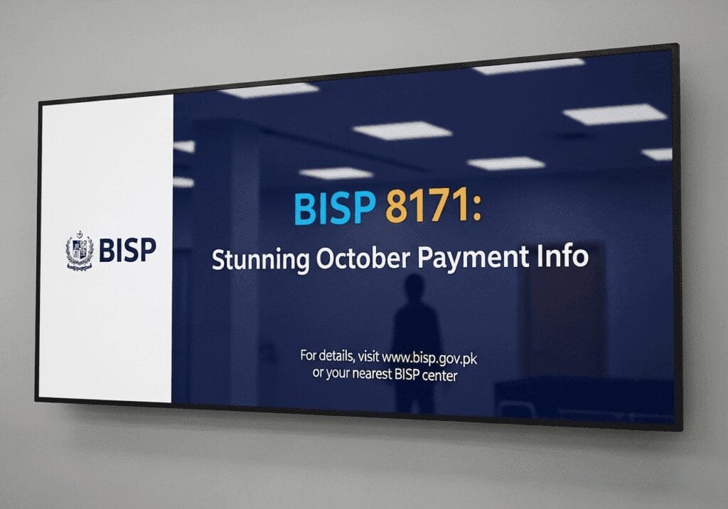 BISP 8171: Stunning October Payment Info
