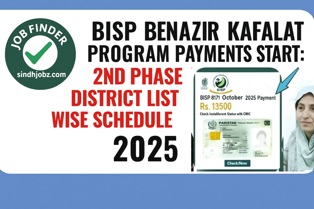 BISP Benazir Kafalat Program Payments Start