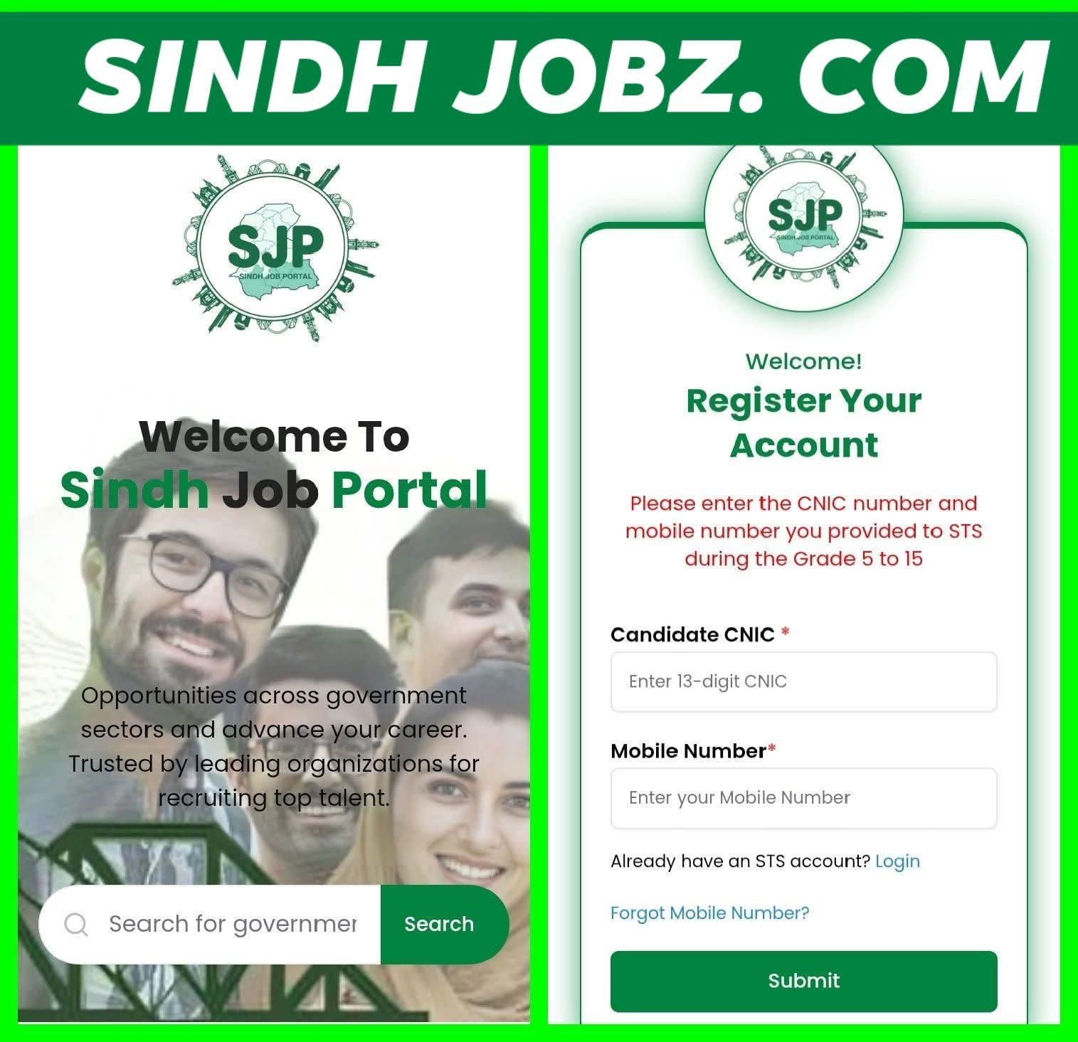 How to Create Account On Sindh Job Portal SJP Step By Step Guide 2025