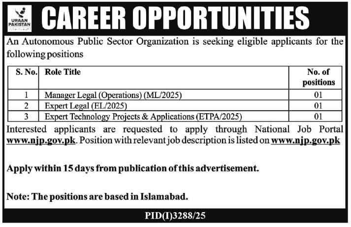Latest Government Public Sector Organization Jobs 2025