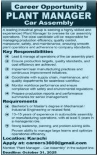 Private Group Karachi Jobs Opportunities