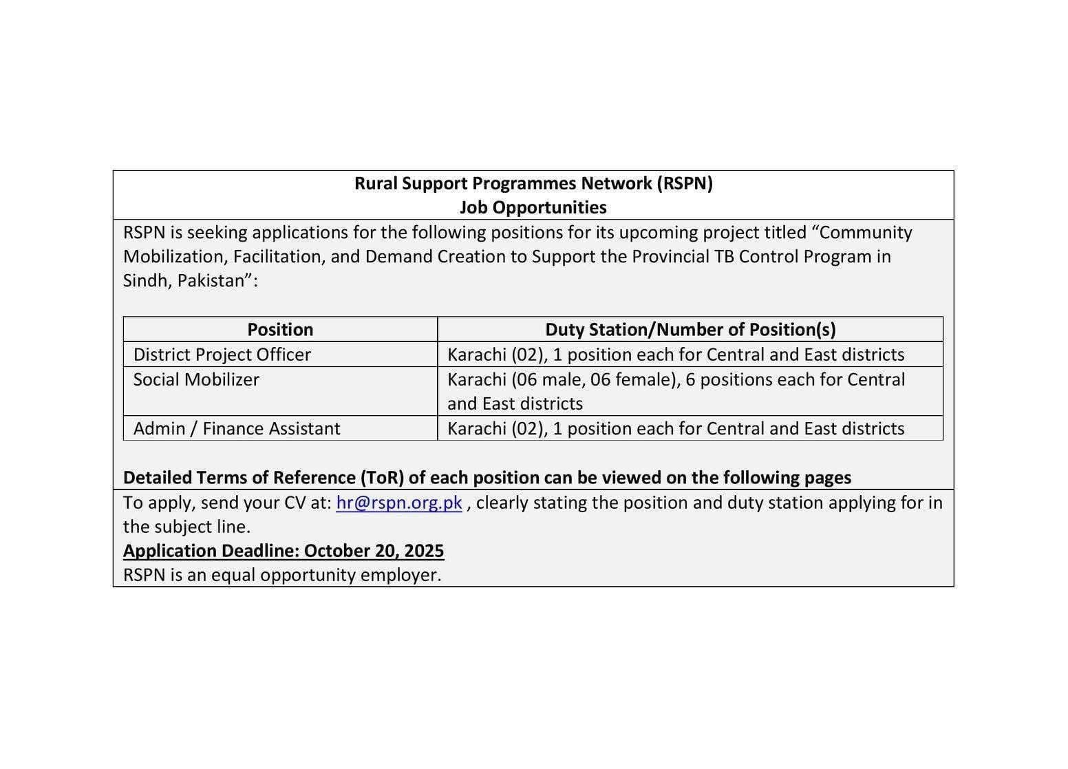 Rural Support Programmes Network RSNP Jobs 2025 Urgent 1 Rural Support Programmes Network RSNP Jobs 2025 Urgent