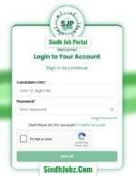 SJP GOS PK Sindh Job Portal Login Step By Step Complete Guide