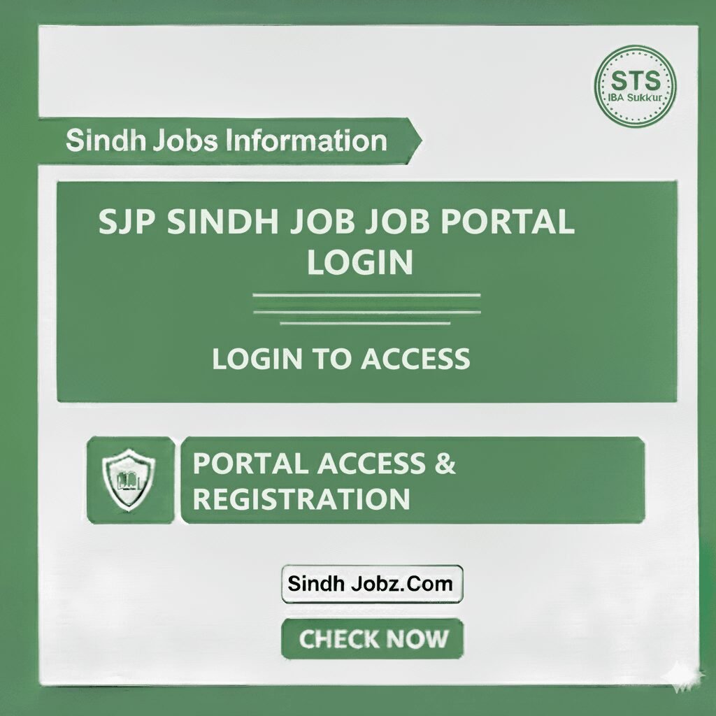 SJP Sindh Job Portal Login