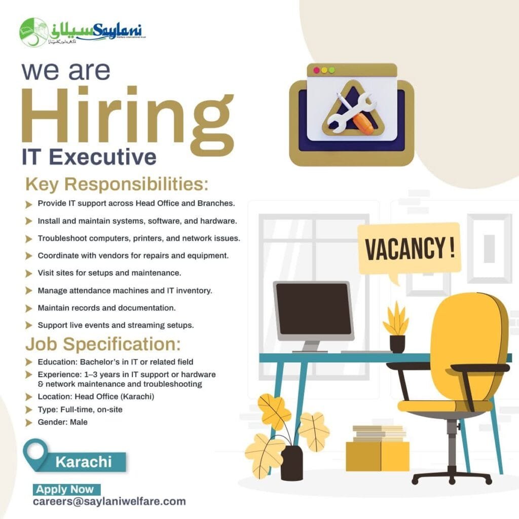Apply Now For Saylani NGO Jobs in Sindh 2025