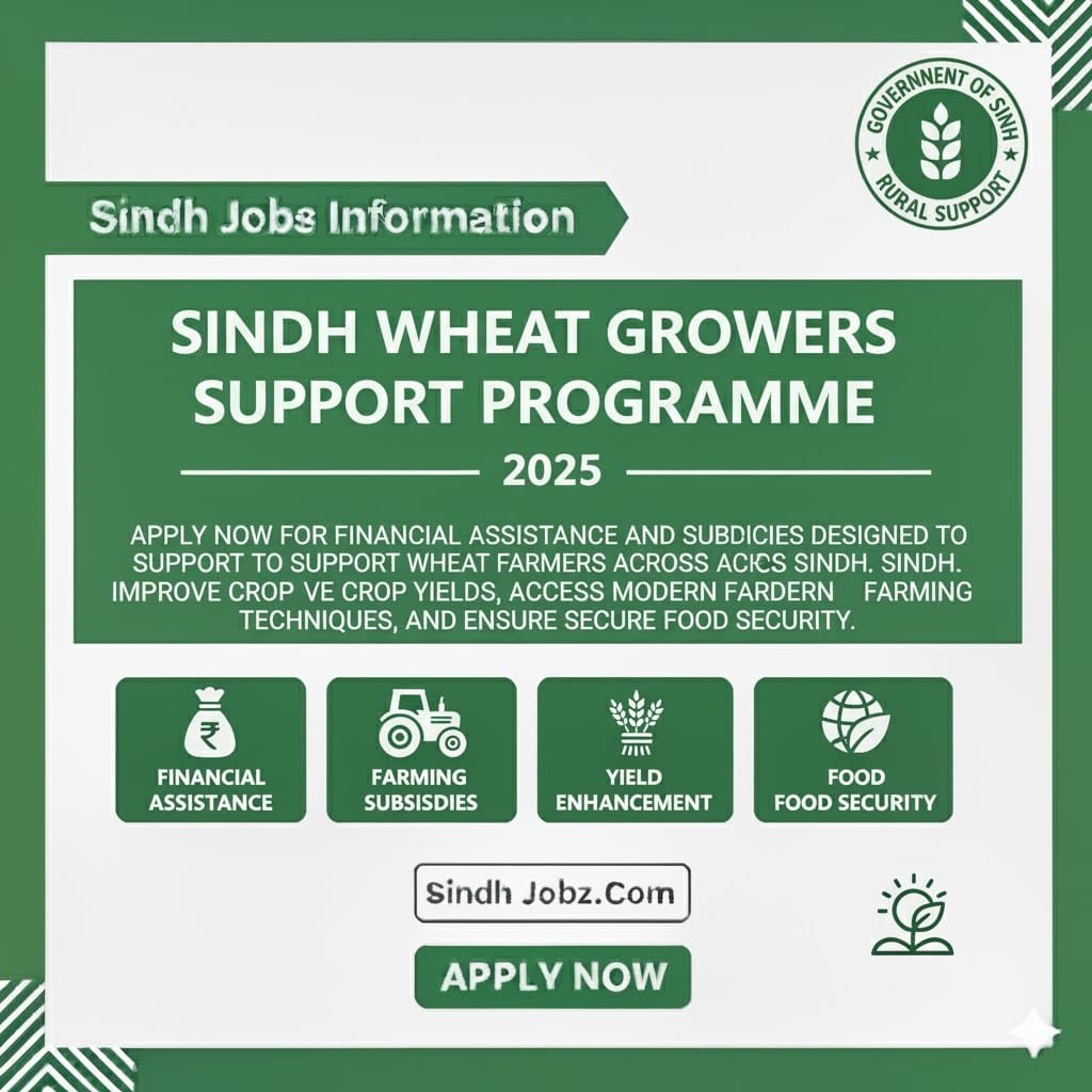 Sindh Wheat Growers Support Programme 2025