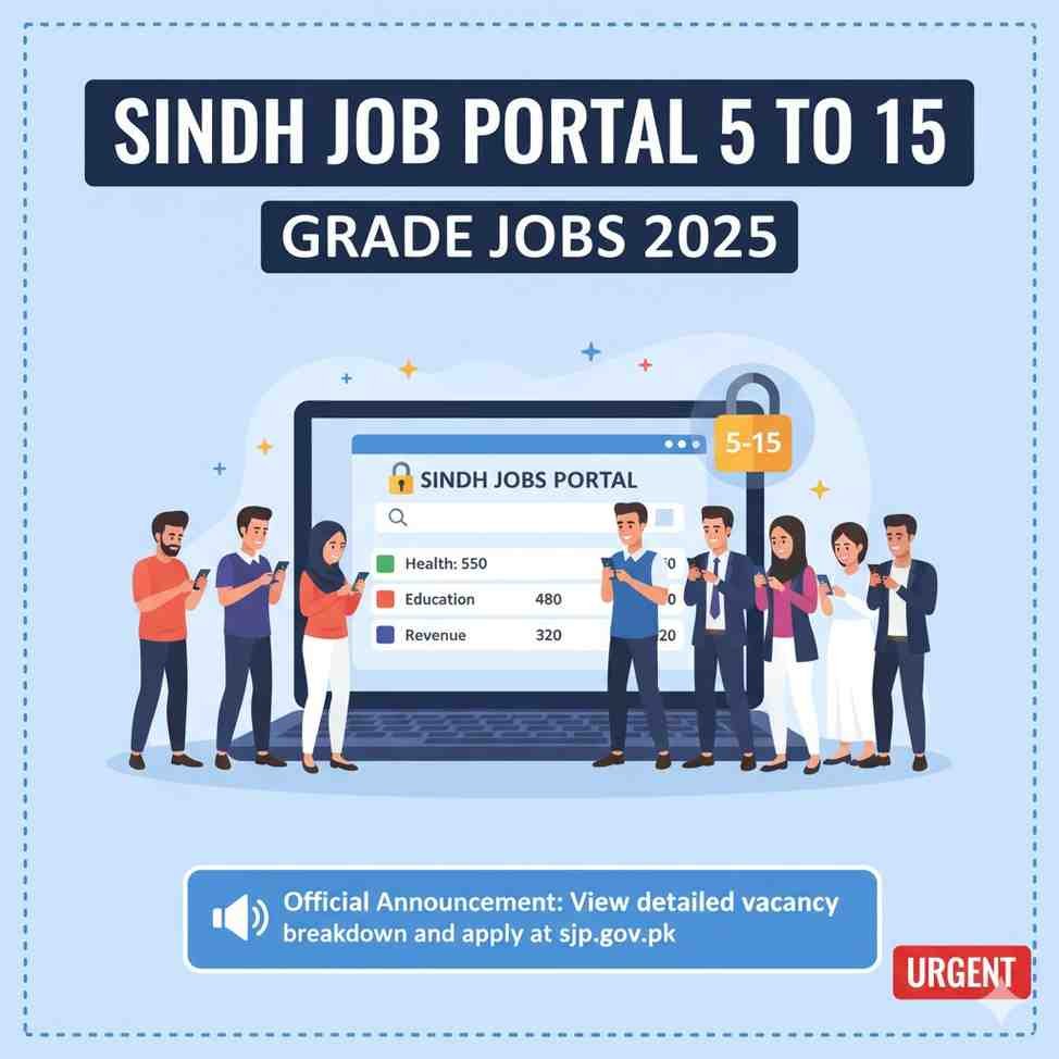 Sindh Job Portal 5 to 15