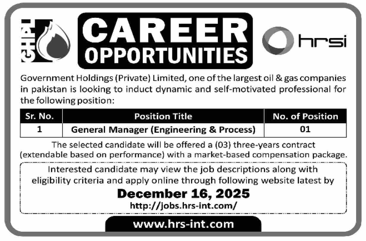 GHPL Company Limited Jobs Opportunities 1 GHPL Company Limited Jobs Opportunities