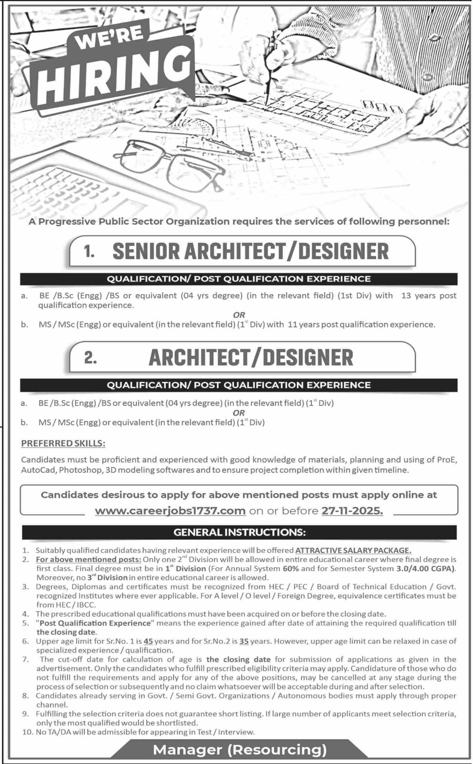 Jobs At Public Sector Organization Sindh New Roles