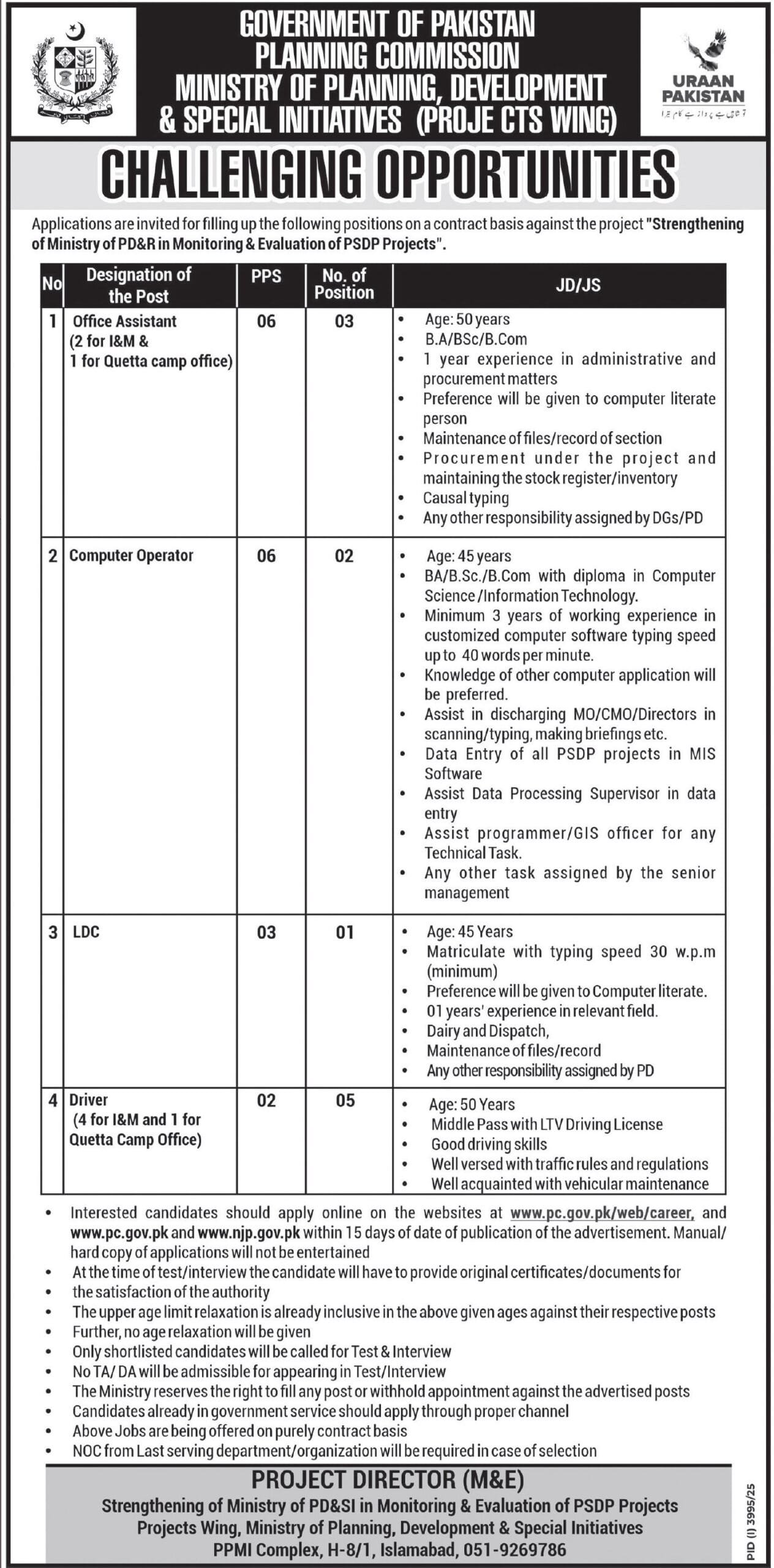 Ministry Of Planning Development And Special Initiative Jobs 1 Ministry Of Planning Development And Special Initiative Jobs
