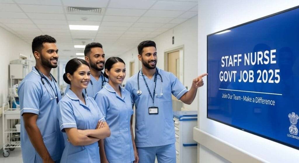 Staff Nurse Govt Job 2025