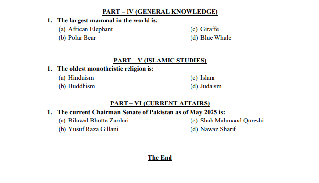 STS SIBA Junior Engineer SEPCO Sample Papers 2 STS SIBA Junior Engineer SEPCO Sample Papers
