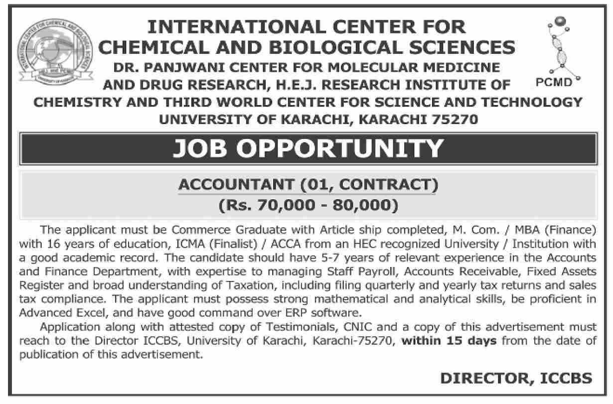 University Of Karachi UoK Job Opportunities Apply Now 1 University Of Karachi UoK Job Opportunities