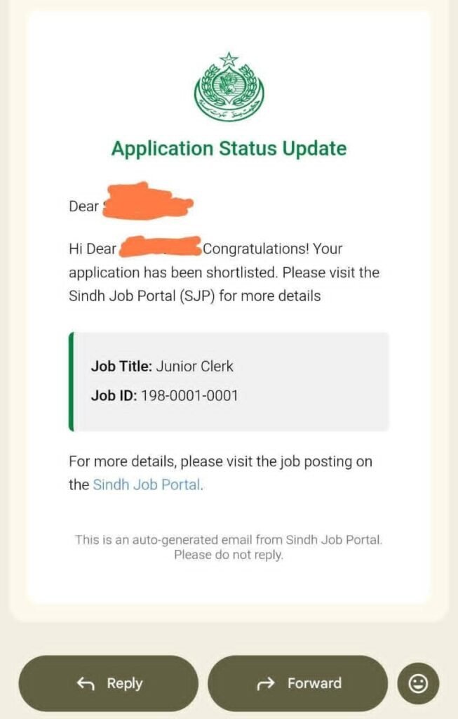 Congratulations The Shortlisting Process Has Begun on the SJP Portal