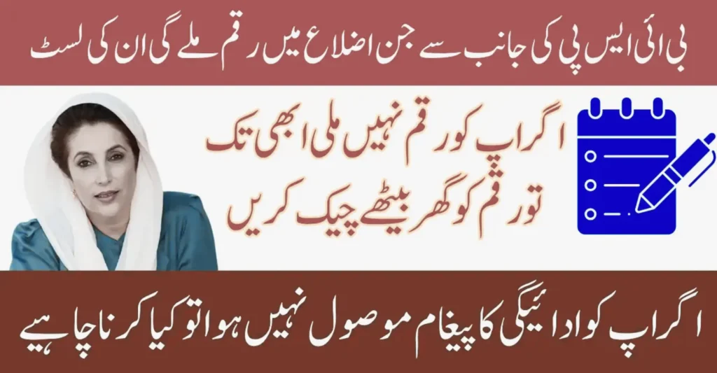 BISP 8171 Eligible Districts December 2025