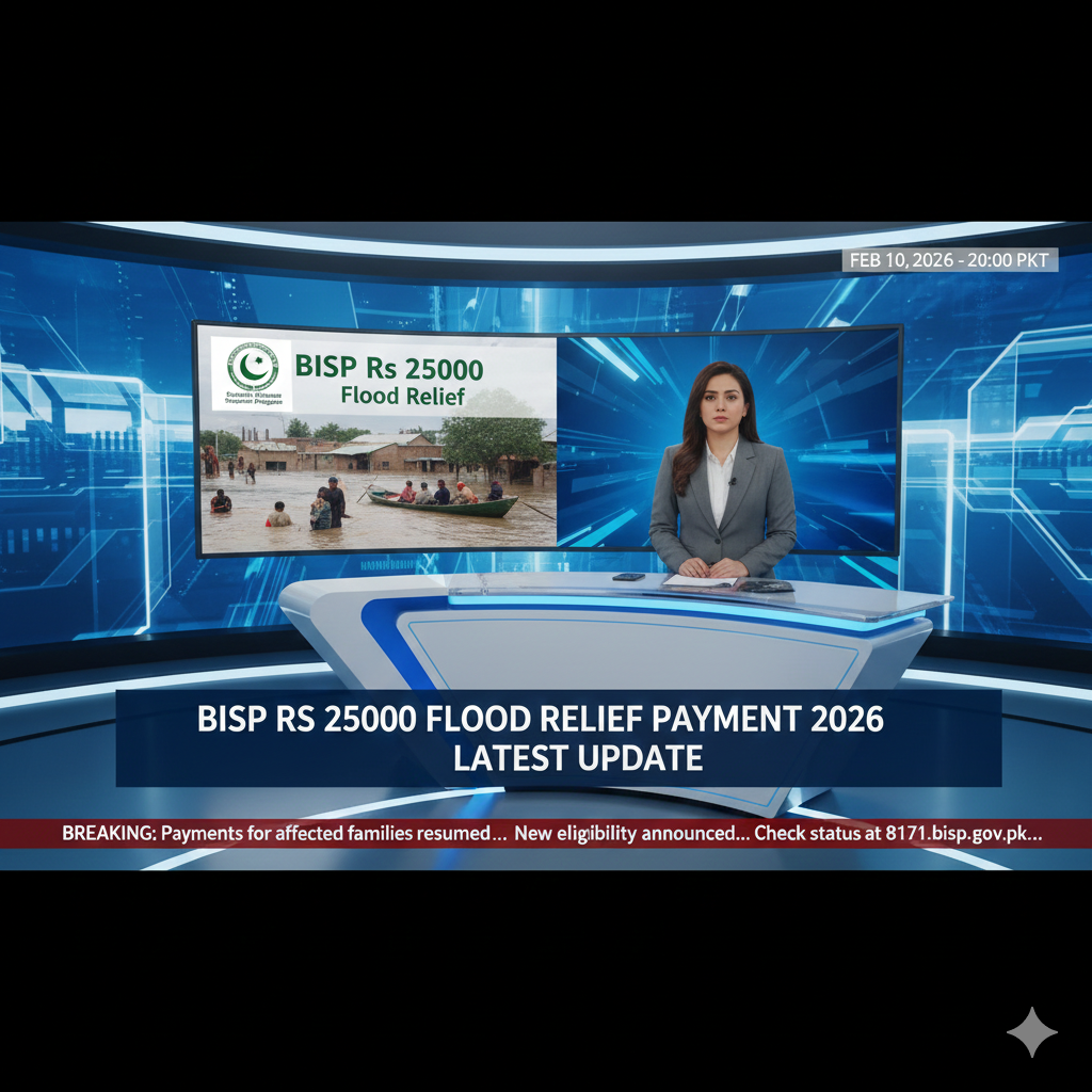 BISP Rs 25000 Flood Relief Payment 2026 Latest Update